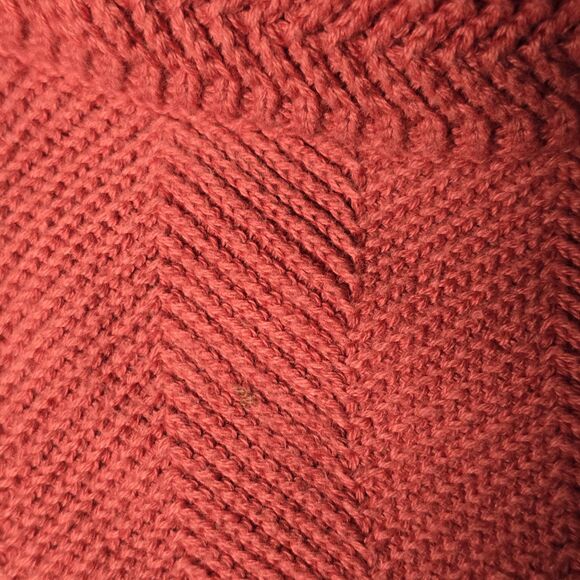 Vintage Polo Ralph Lauren Sweater Mens MediumRed Heavyweight Pullover Tight Knit - Picture 14 of 16